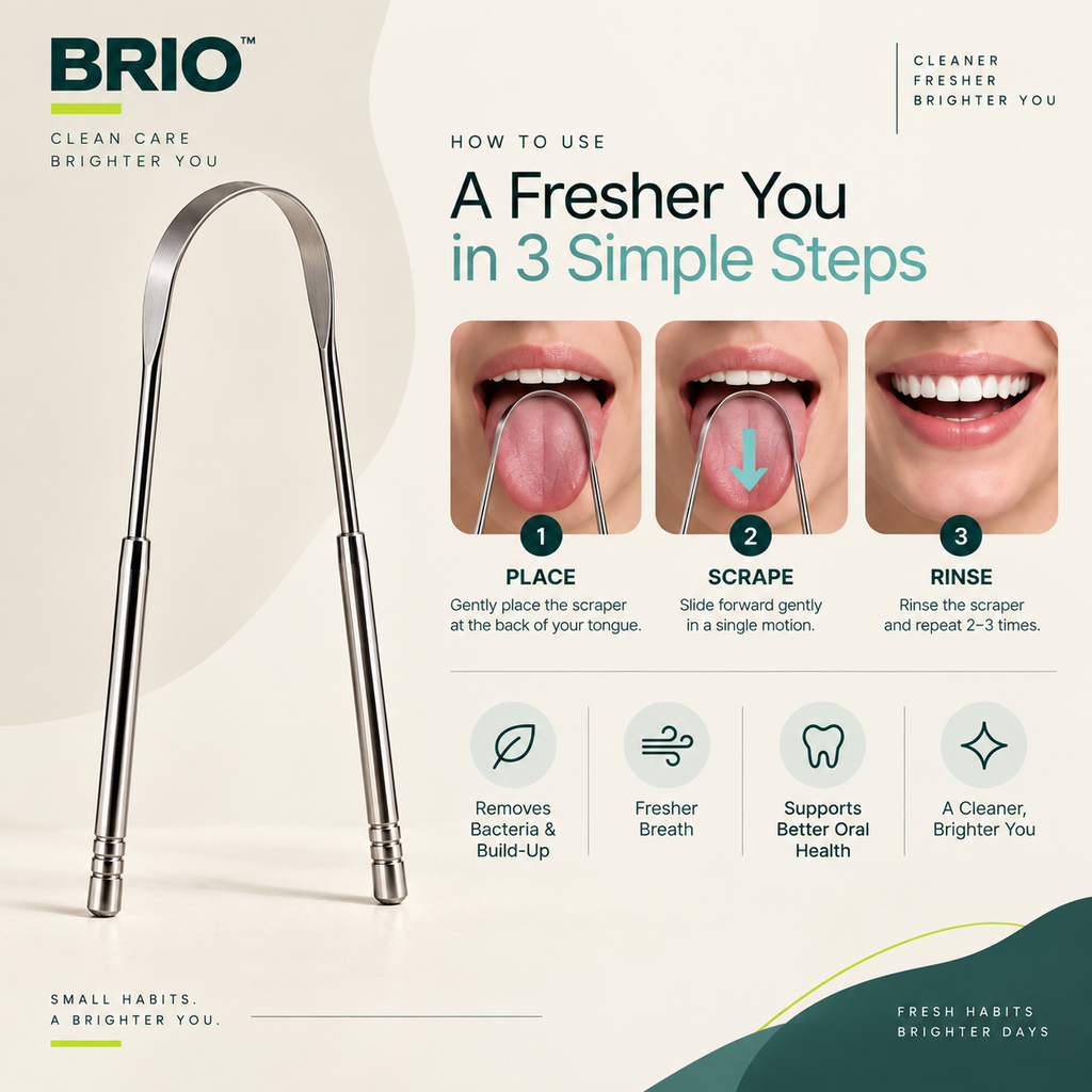 BRIO Tongue Scraper