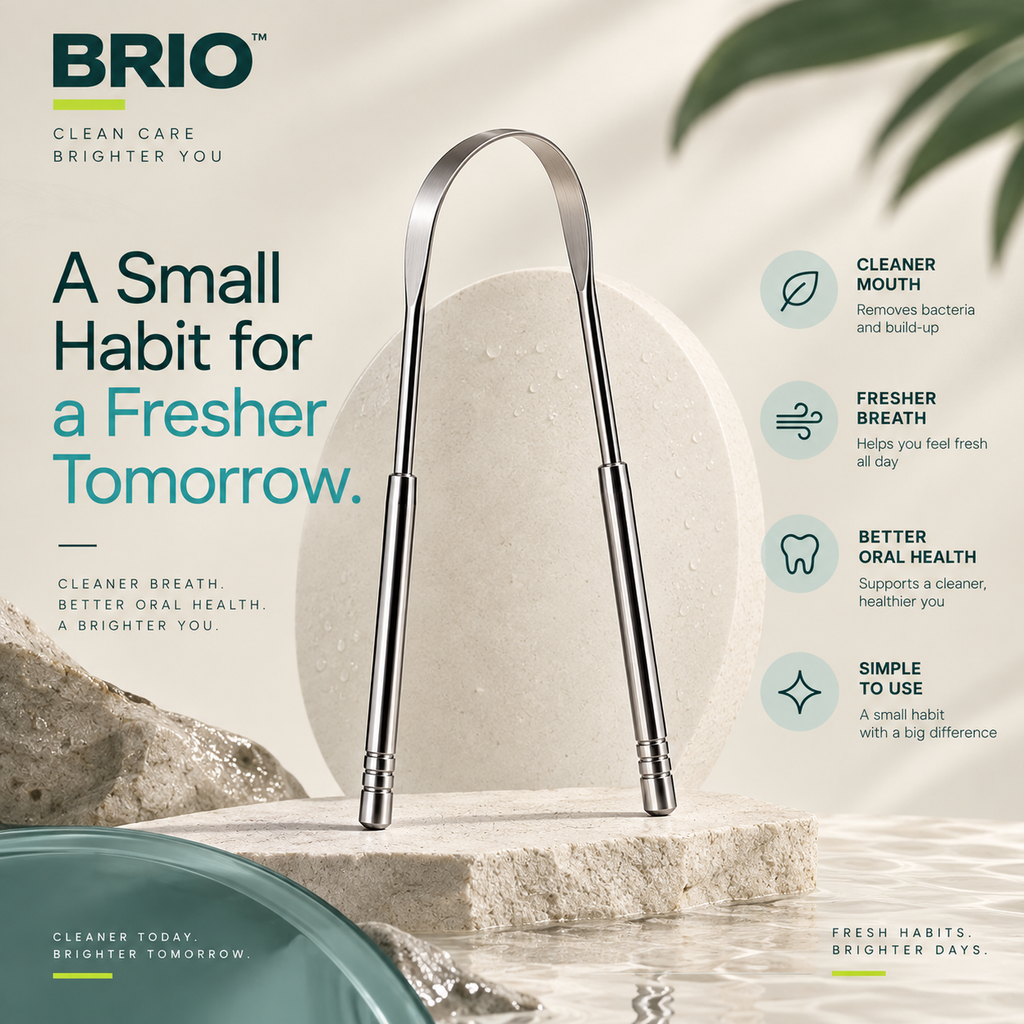 BRIO Tongue Scraper