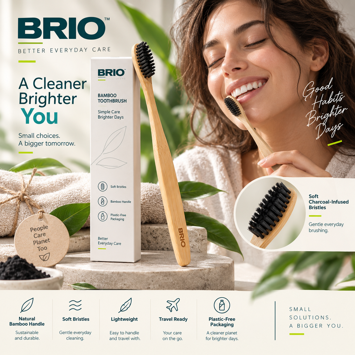 BRIO Bamboo Toothbrush