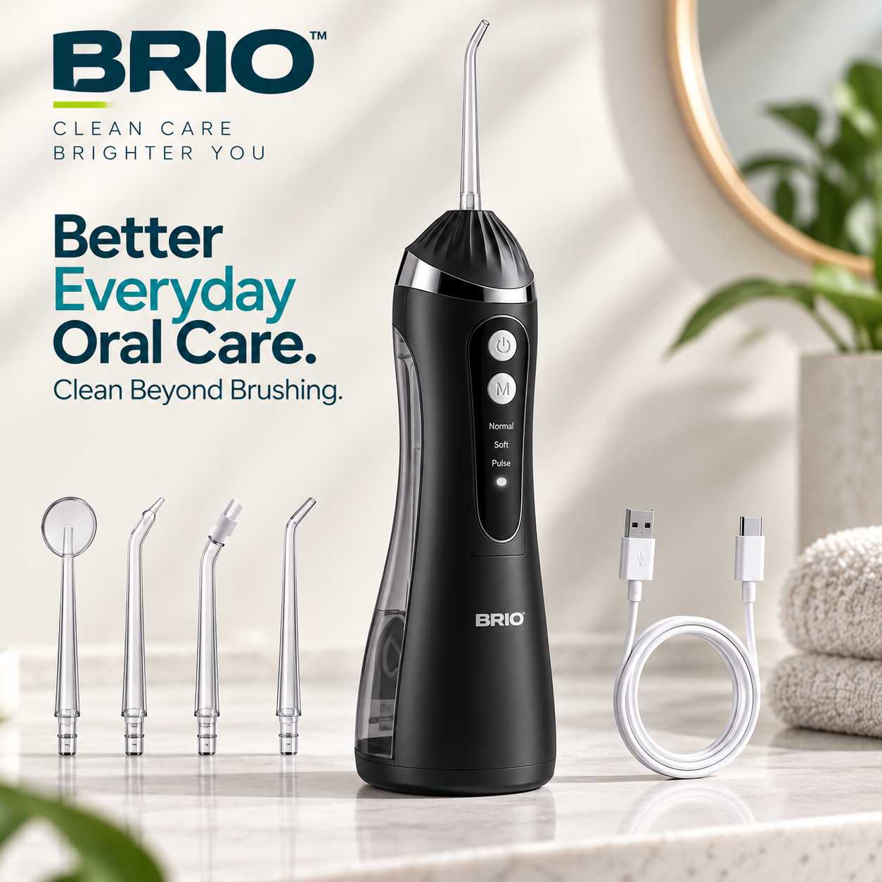 BRIO Portable Water Flosser